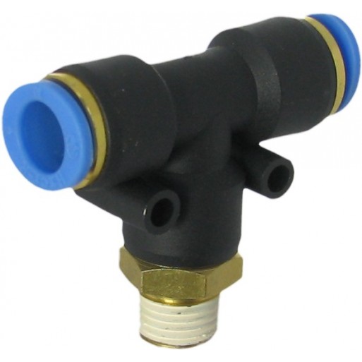TRÓJNIK WTYKOWY TYP "T" 12mm z gwintem 3/8"