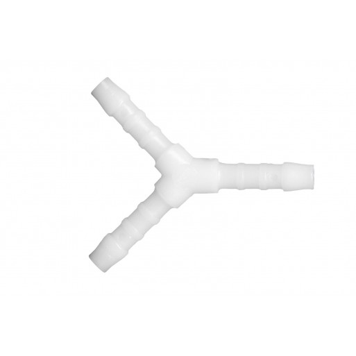 TRÓJNIK PRZEWODU PLASTIK BIAŁY Y fi 10 mm