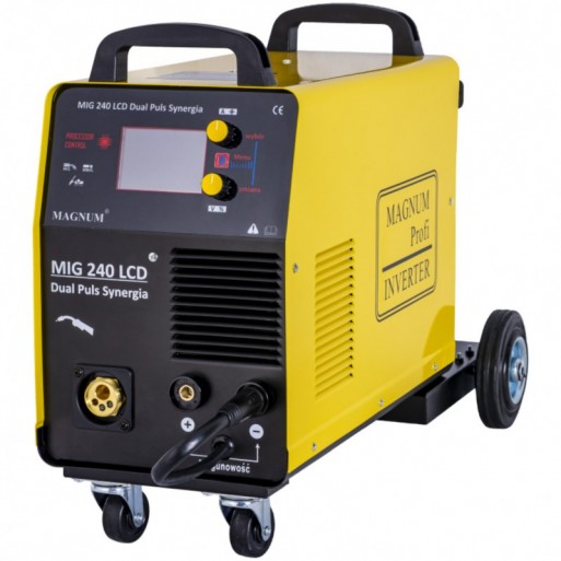 Spawarka inwerterowa MAGNUM MIG 240 DUAL PULS LCD
