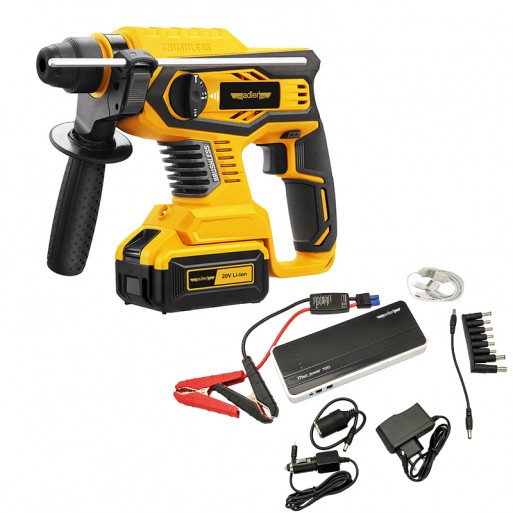 Młoto-wiertarka ADLER AKU-1400W + powerbank