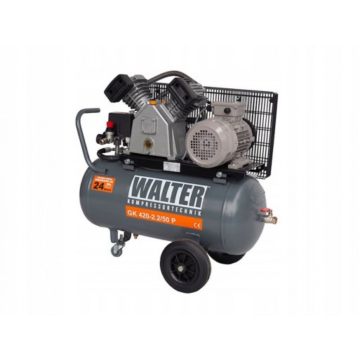 Sprężarka WALTER GK 420l/min 2,2kW 50l 400V