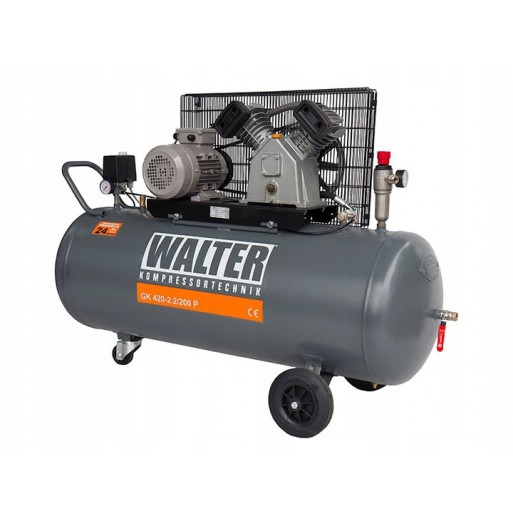 Sprężarka WALTER GK 420l/min 2,2kW 200L 400V