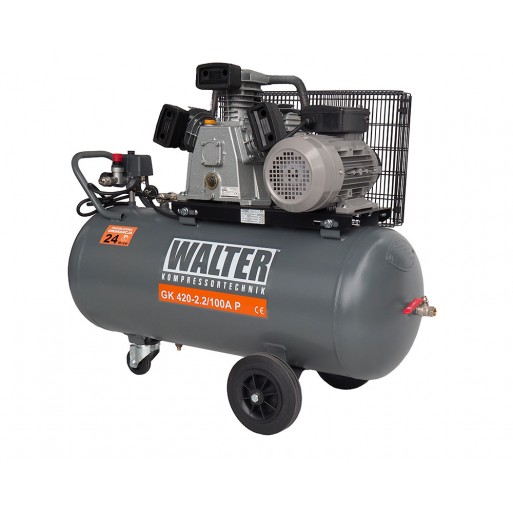 Sprężarka WALTER GK 530l/min 3,0kW 100L 400V