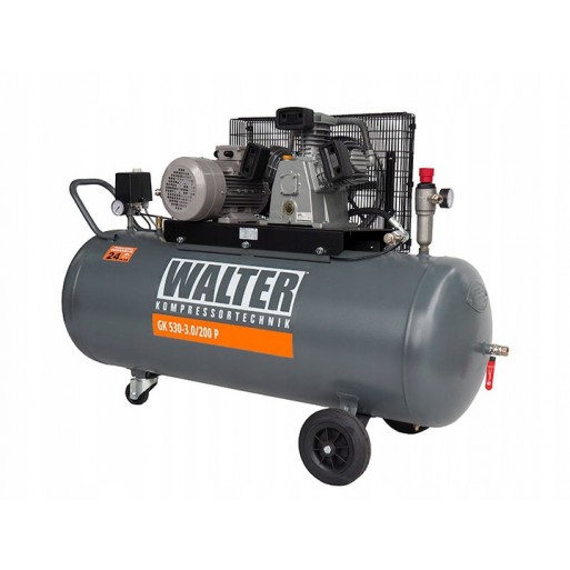 Sprężarka WALTER GK 530l/min 3,0kW 200L 400V